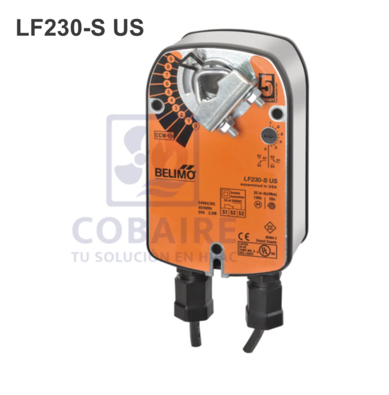 Belimo Klappenantrieb LM230A-F Für Achse 8 X 8 Mm Ventilator